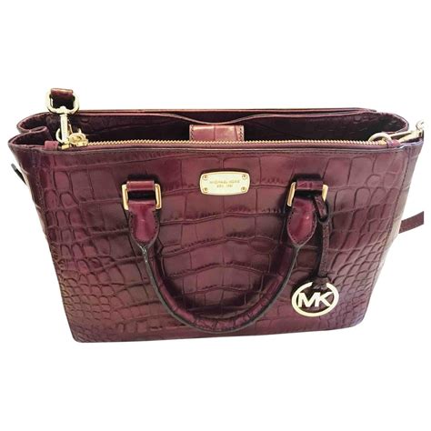 Amazon.com: Michael Kors Burgundy Handbags For Women.